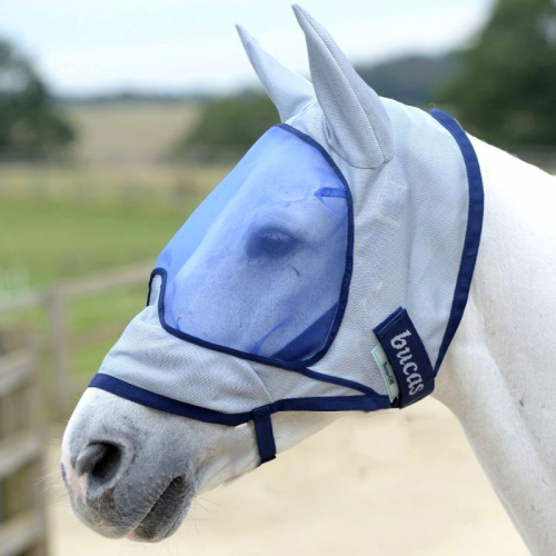 Masque anti mouches cheval anti-UV Deluxe Oreilles - Bucas