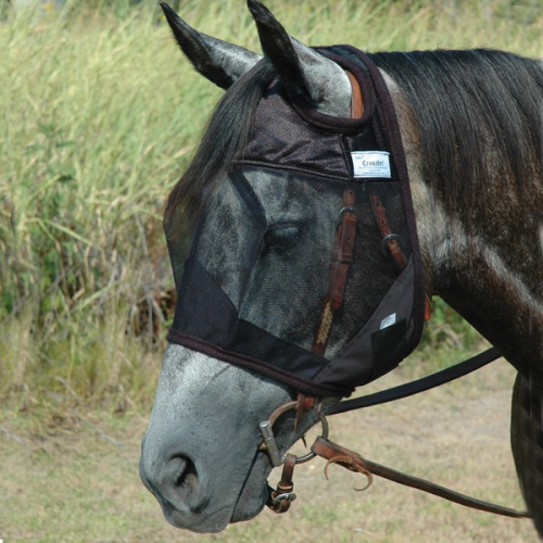 Masque Anti-Mouches Cheval Travail sans oreilles