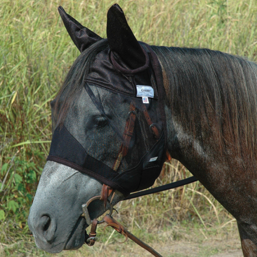 Masque Anti-Mouche Travail Oreilles Cheval