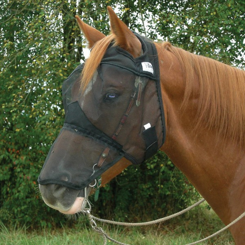 Masque Anti-Mouches Cheval Travail Naseaux