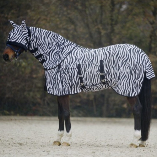 Couverture anti-mouche cheval Zebra