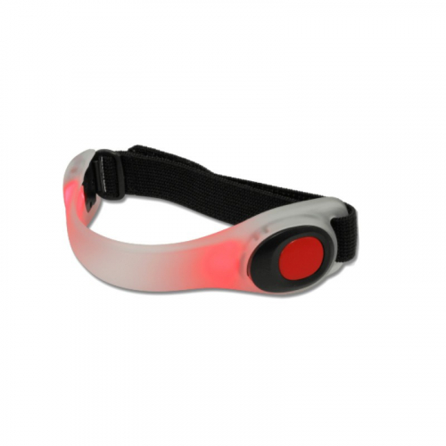 Bracelet réflecteur LED rouge cheval