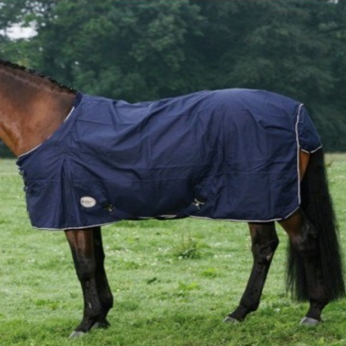 Couverture pluie cheval sur sangles