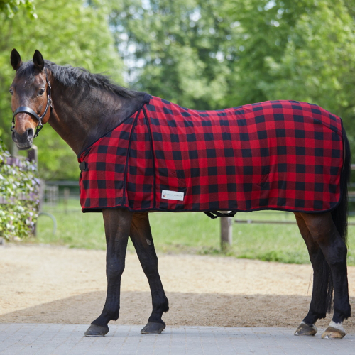 Chemise polaire cheval Bucheron à carreaux Waldhausen