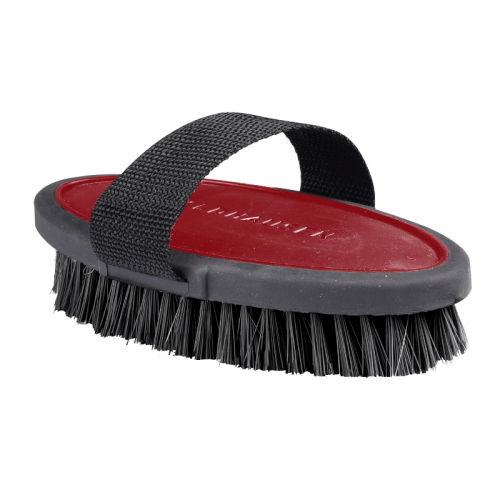Brosse douce cheval cuir synthétique Waldhausen