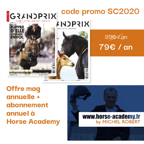 Offre mag annuelle + abonnement annuel à Horse Academy