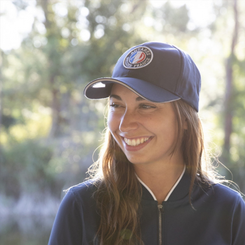 Casquette équitation logo rond France Antarès