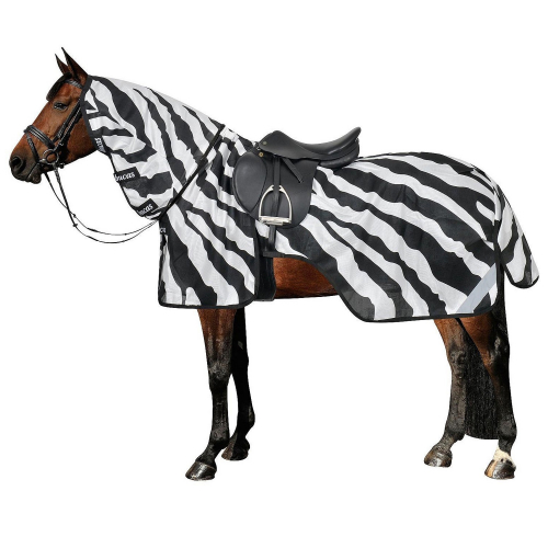 Couvre-reins anti-mouche cheval Buzz-off Zebra - Bucas