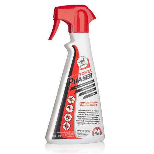 Spray répulsif insectes cheval 550 ml Power Phaser - Leovet