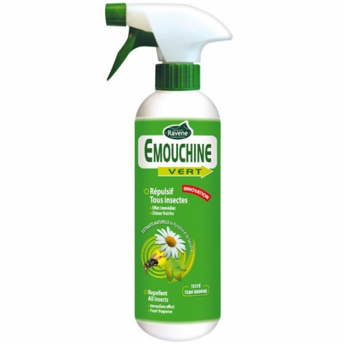 Répulsif anti-insectes 500 ml Emouchine Vert - Ravene