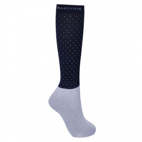 Chaussettes équitation Femme Harcour à pois Murrieta x2