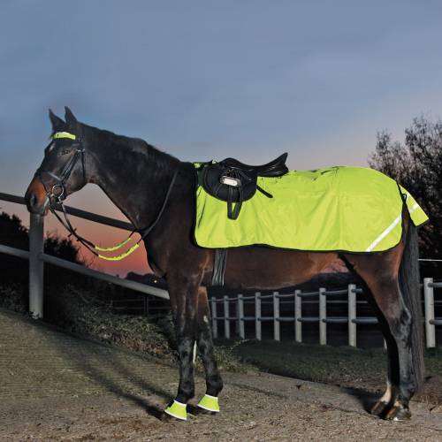 Couvre-reins réfléchissant imperméable cheval Reflex - Waldhausen