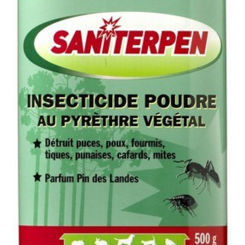 Poudre insecticide tiques 500 g