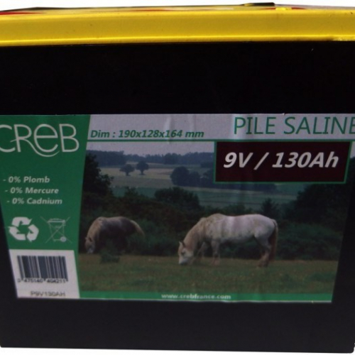 Pile Saline 9V-130Ah