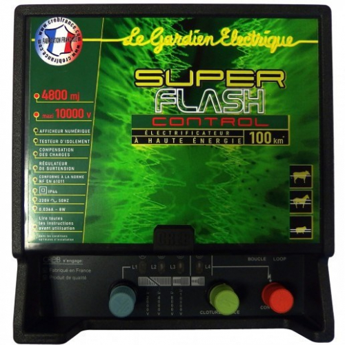 Électrificateur 100 km Super Flash Control