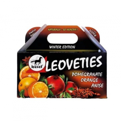 Friandises cheval Leoveties Winter édition grenade orange et anis 2 kg - Leovet