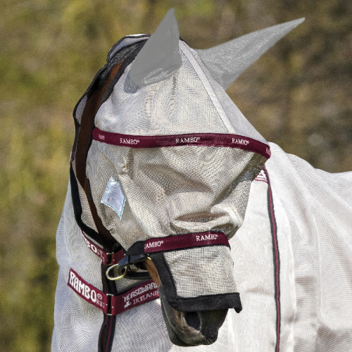 Masque anti-mouche et anti-UV cheval imprégné Vamoose Rambo - Horseware