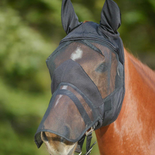 Masque anti-mouche anti-UV cheval intégral Premium - Waldhausen