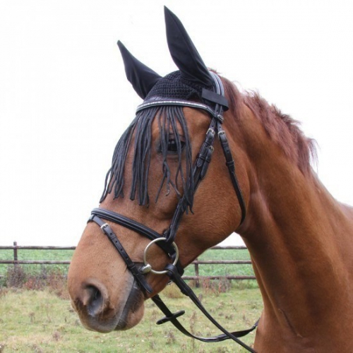 Bonnet anti-mouche cheval à franges - Waldhausen