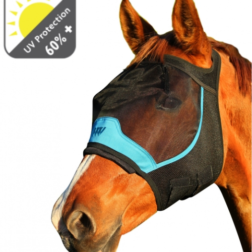 Masque anti-mouche anti-uv cheval sans oreilles - Woof Wear