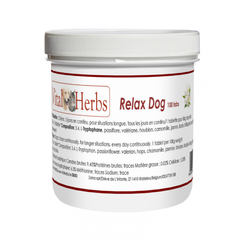 Relax dog anti-stress chien et chat - Vital Herbs