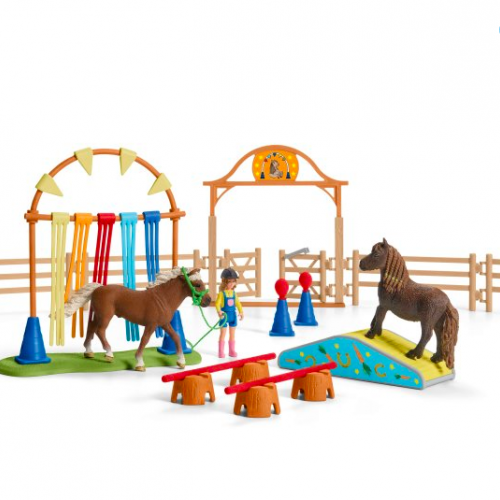 Kit entrainement Agility pour Poney - Schleich