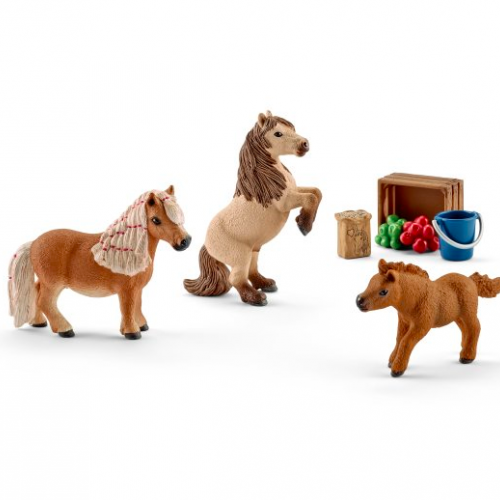 Kit de jeux Famille de minis-Shetlands - Schleich