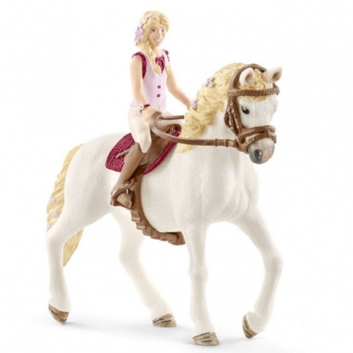 Figurine Cavalière Sofia et son cheval Blossom - Schleich