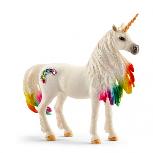 Figurine Licorne Arc en ciel Jument - Schleich