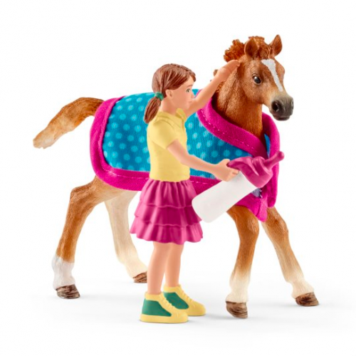 Kit de jeux Foal + Couverture - Schleich