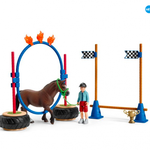 Kit Course Agility pour Poney - Schleich