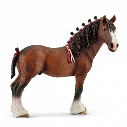 Figurine Hongre Clydesdale - Schleich