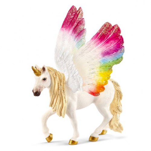 Figurine Licorne ailée Arc-en-ciel - Schleich