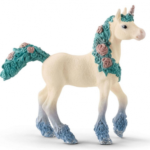 Figurine poulain licorne aux fleurs - Schleich