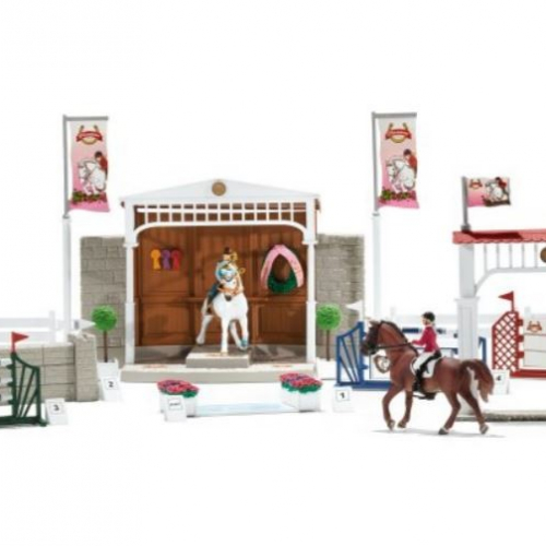 Kit grande compétition équestre - Saut d'obstacles - Schleich