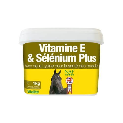 Vitamine E et Selenium Plus - soutien musculaire - Naf