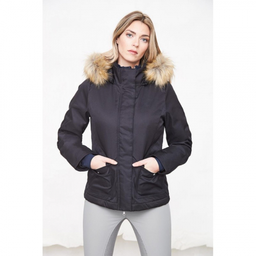 Parka col fourrure Femme cavalier Harcour Aude