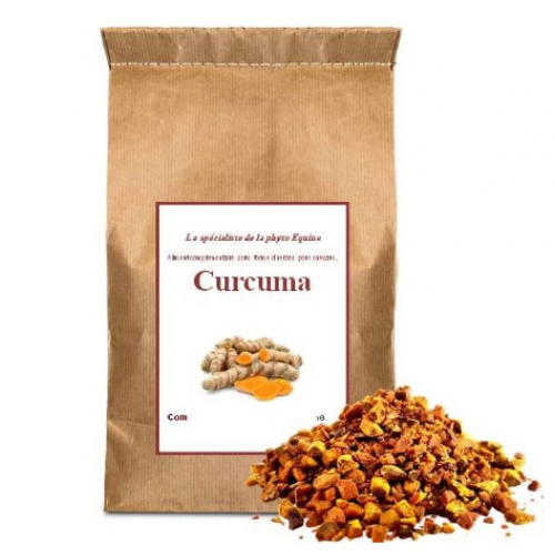 Curcuma cheval 100% racines en granulés - Vital Herbs