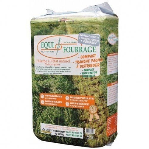 Foin enrubanné 20 kg Equifourrage