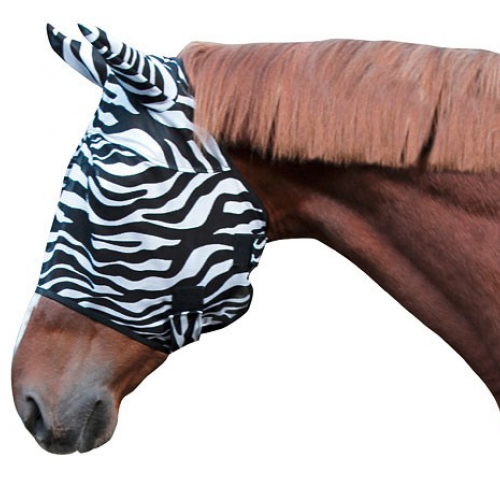 Masque anti-mouche cheval Zebra