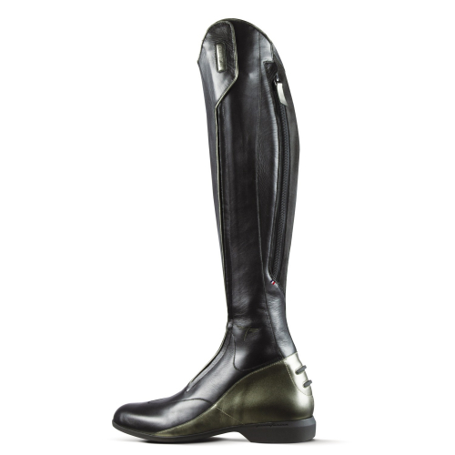 Bottes équitation cuir noir bronze Femme Foxy - Freejump