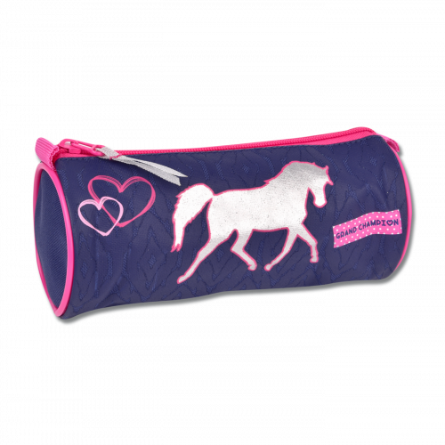 Trousse ronde d'écolier Horse Love