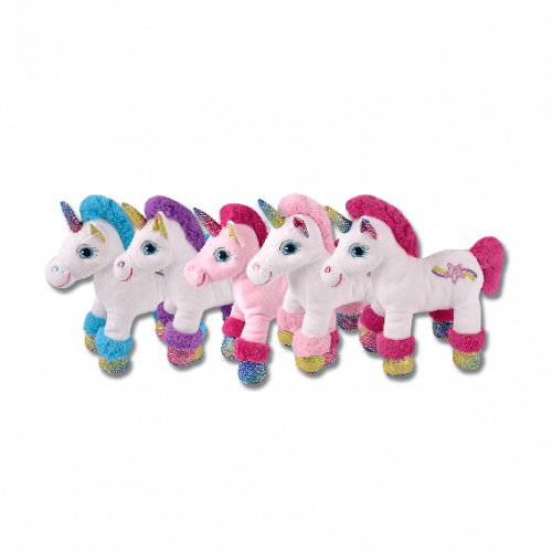 Peluche sonore licorne