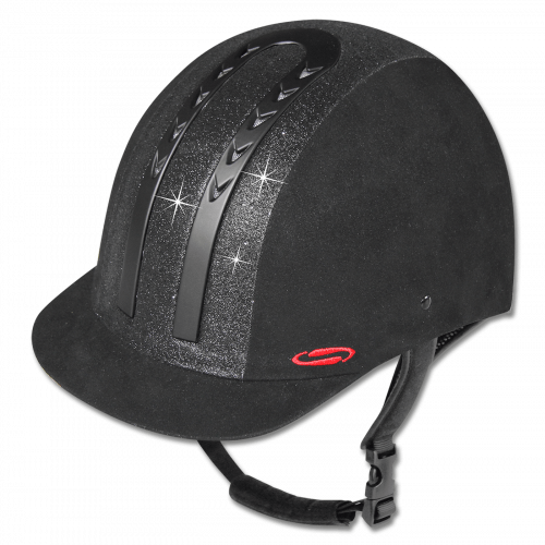 Casque d'équitation H08 Black Shine - Swing