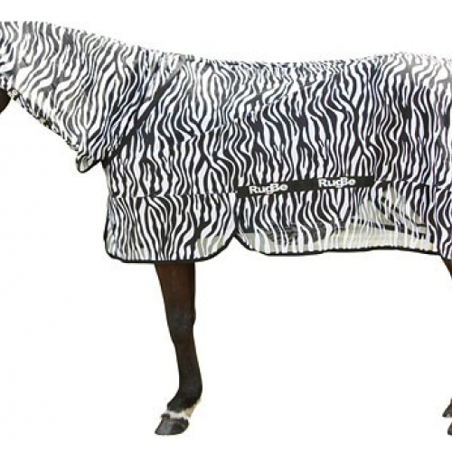 Chemise anti-mouche cheval avec couvre-cou Zebra