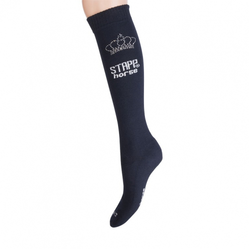 Chaussettes équitation strass