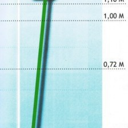 Piquet fibre de verre 160 cm