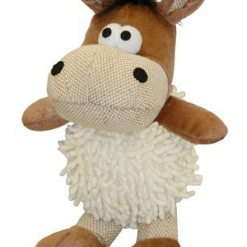 Jouet chien peluche âne avec squeaker