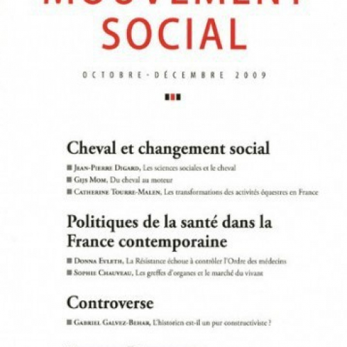 Cheval et changement social  -  Revue Le mouvement social n°229