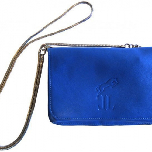 Pochette cuir coloré Linas XL